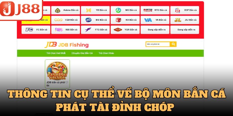 Thông tin cụ thể về bộ môn bắn cá phát tài đỉnh chóp