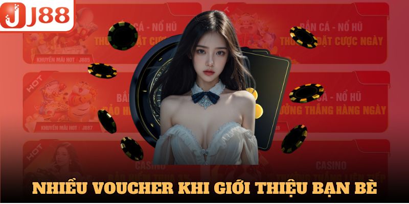 Các voucher khi giới thiệu bạn bè