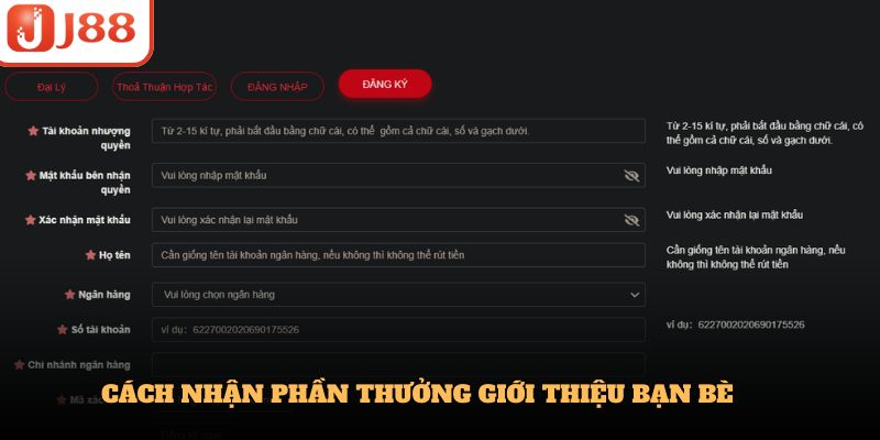 Cách nhận phần thưởng giới thiệu bạn bè