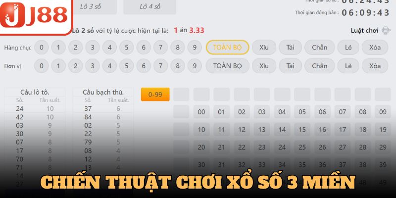 Sử dụng chiến thuật hợp lý khi chơi xổ số 3 miền