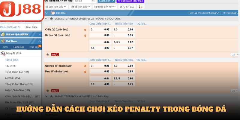 Hướng dẫn cách chơi kèo Penalty trong bóng đá đơn giản