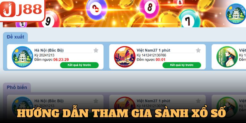 Hướng dẫn tham gia sảnh chi tiết