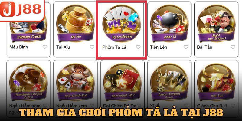 Tham gia chơi Phỏm Tá Lả tại Gamebet