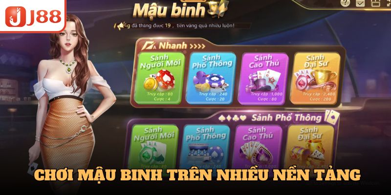 Hội viên dễ dàng tham gia mậu binh trên điện thoại di động