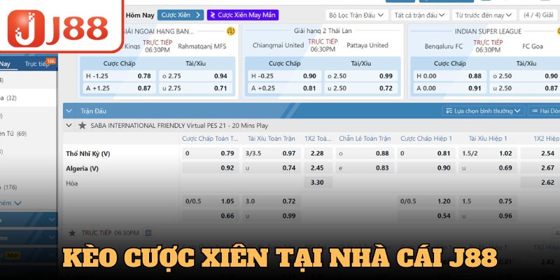 Thông tin cơ bản về kèo cược xiên trên Gamebet trong bóng đá